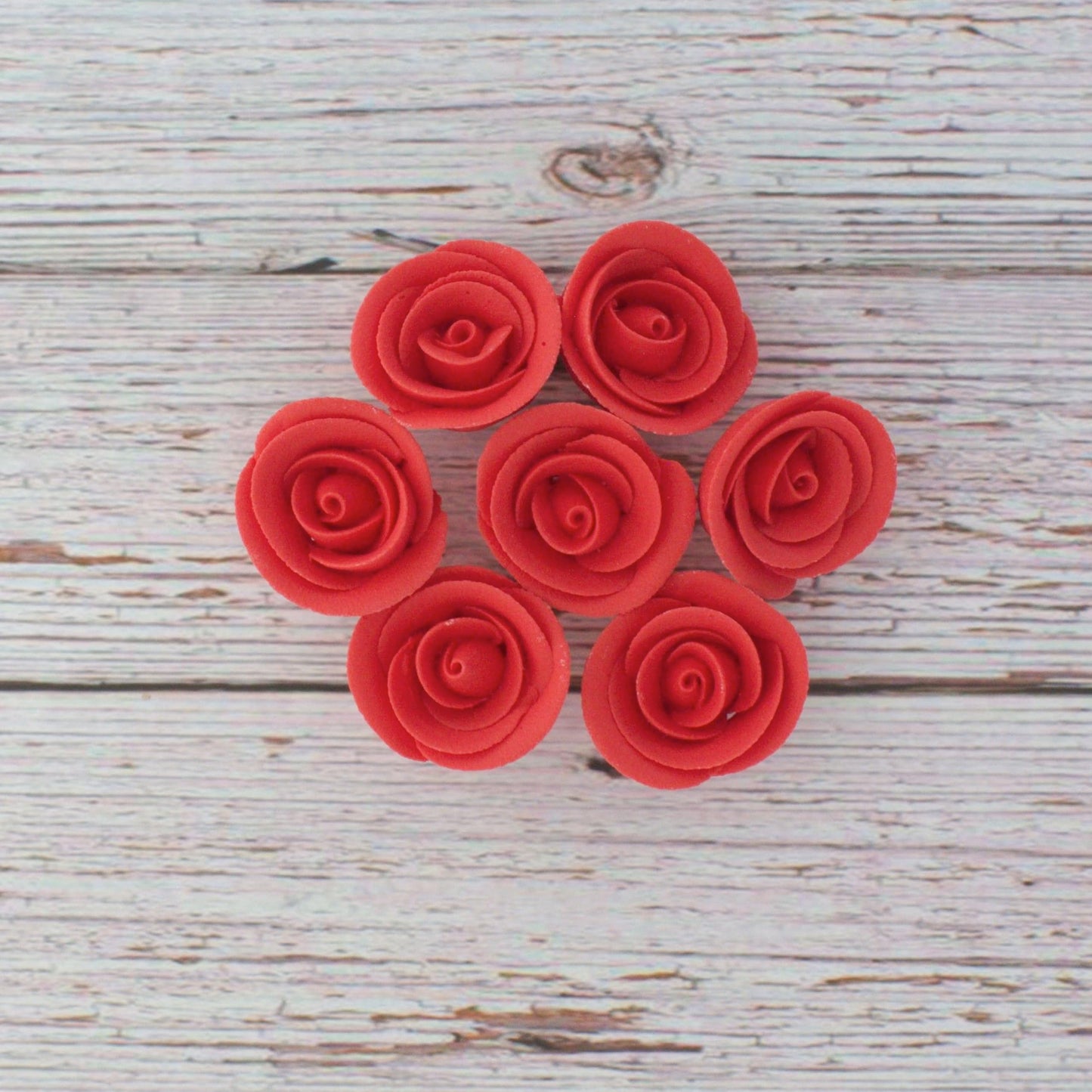 Red Edible Roses, 1.5-inch, 12 Count