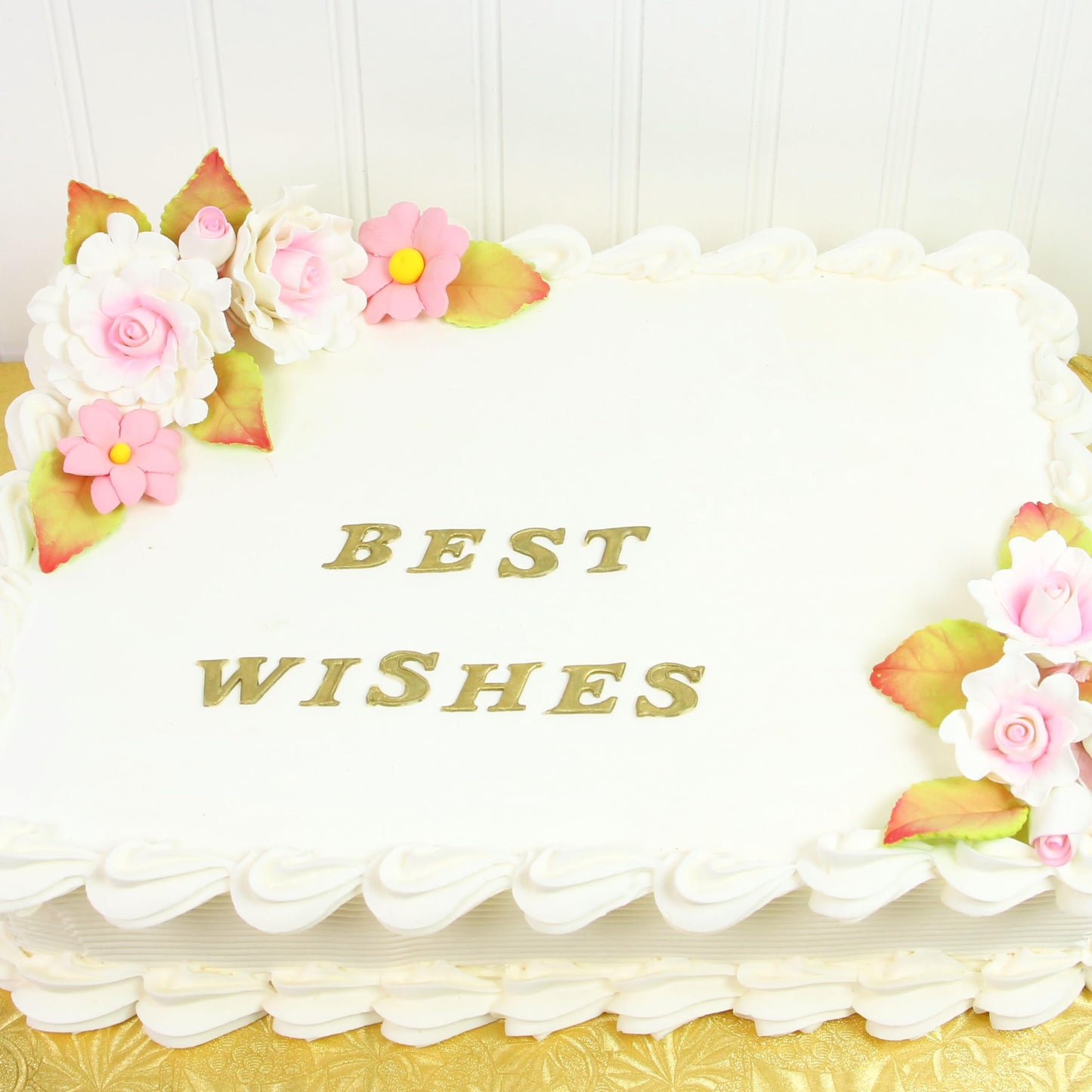 Ruffled Rose & Blossom Kit, White and Pink, 15-Piece Set