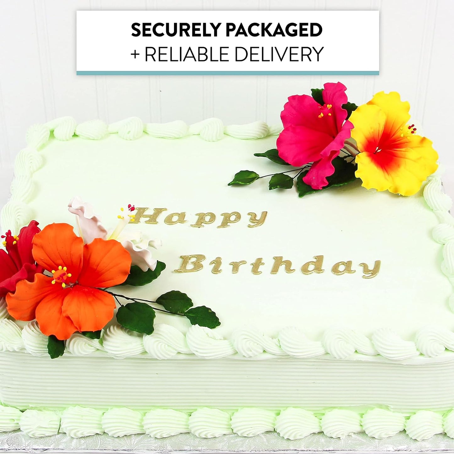 Hawaiian Hibiscus with Leaf Sprays Kit, Assorted Colors, 5 Count