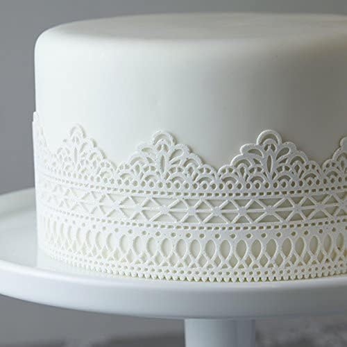 Roman Border Silicone Lace Mat for Cake Decorating, by Global Sugar Art