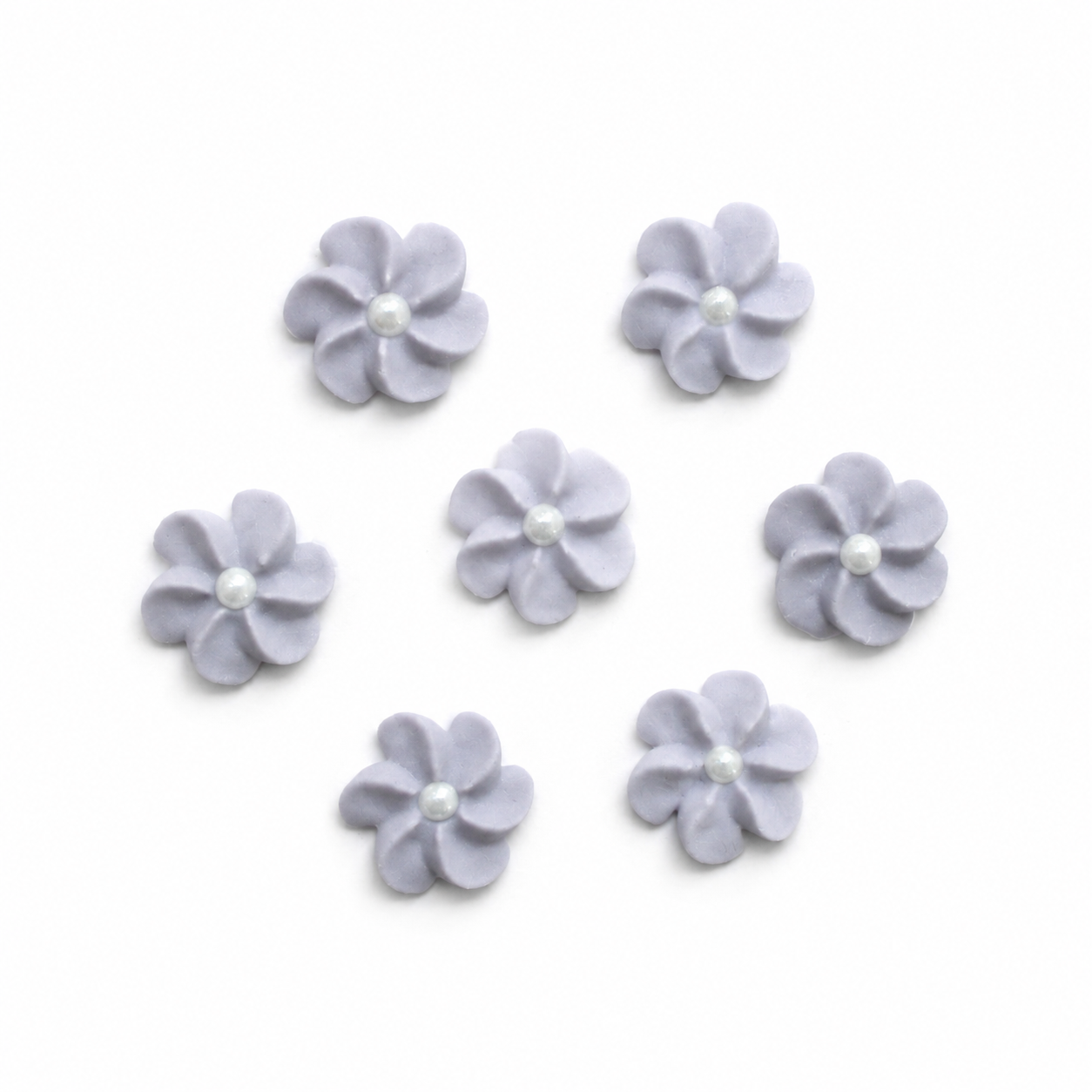 Mini Silver Edible Flowers with Pearls