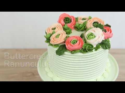 Buttercream Ranunculus | Pipe This Lovely Flower in Minutes