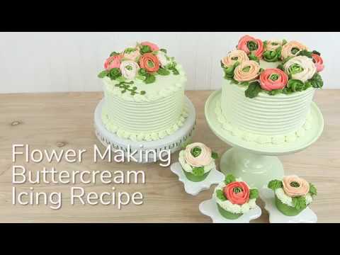 Stiff Buttercream for Piping Flowers | The Recipe Pros Use