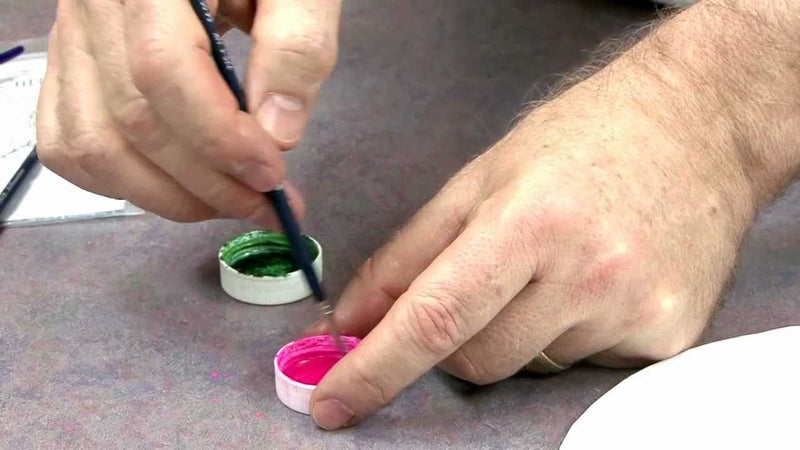 painting-embossed-designs-with-patchwork-cutters