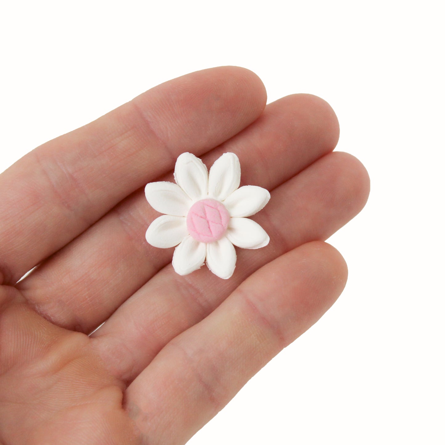 Edible Daisies, Pink Centers, 3/4-inch