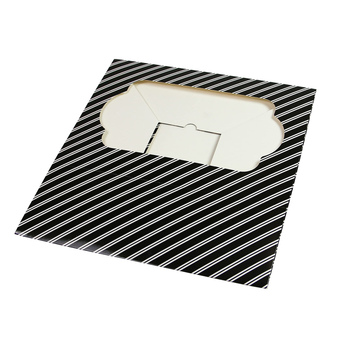 Global Sugar Art Quarter Sheet Cake & Cupcake Box with Window and Cupcake Insert, Auto-Popup, 14 x 10 x 4 Inches, 5 Count