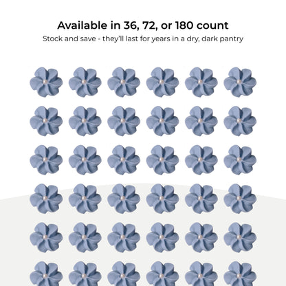 Mini Purple Edible Flowers with Pearls