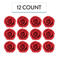 Premium Roses for Decorating Cakes and Cupcakes, by Global Sugar Art, Medium, Lavender Pink Yellow Peach