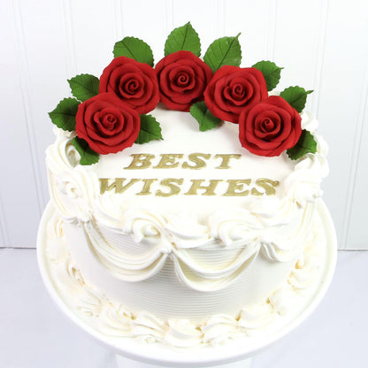 Red Roses, Unwired, 2-inch, 12 Count