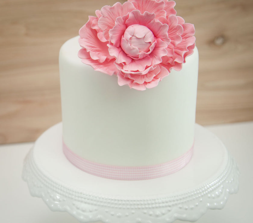 Premium Peony Sugar Flower by Global Sugar Art, Pink