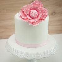 Premium Peony Sugar Flower by Global Sugar Art, Pink