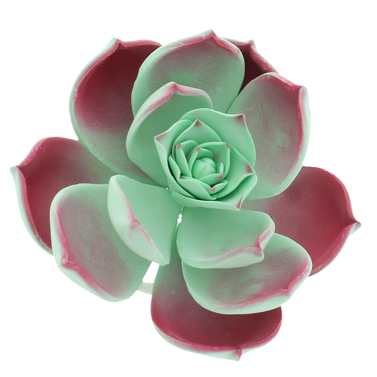 Global Sugar Art Succulent Taurus Large Sugar Cake Flowers with Wire, 1 Count by Chef Alan Tetreault