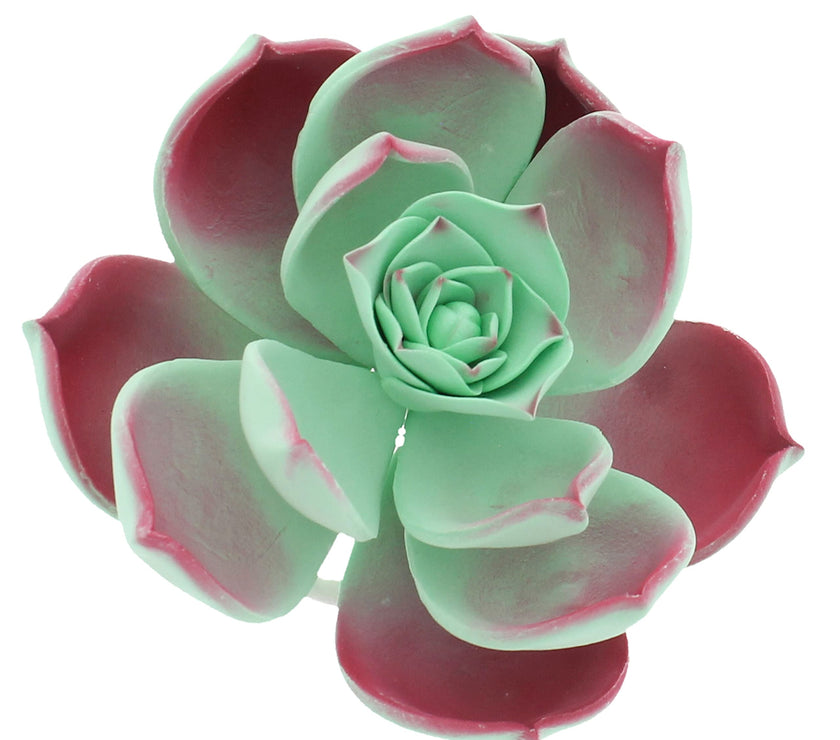 Global Sugar Art Succulent Taurus Large Sugar Cake Flowers with Wire, 1 Count by Chef Alan Tetreault