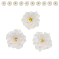 Azalea Sugar Flowers for Cake Decorating, by Global Sugar Art, White