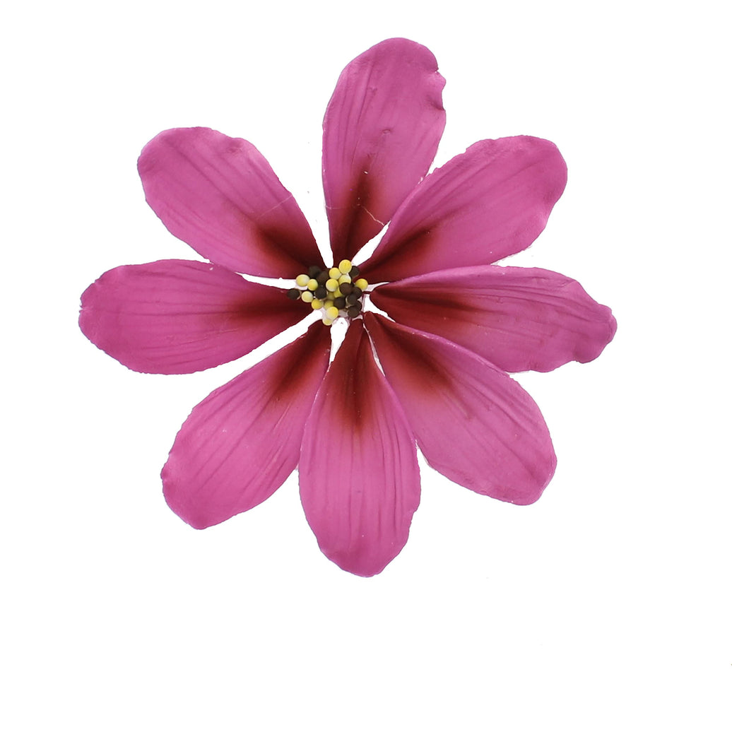 Global Sugar Art Cosmos Sugar Cake Flowers, Pink, Large, 3 Count by Chef Alan Tetreault