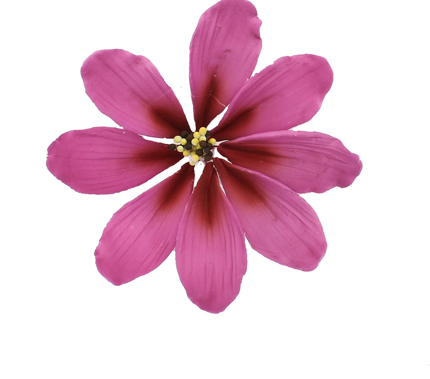 Global Sugar Art Cosmos Sugar Cake Flowers, Pink, Large, 3 Count by Chef Alan Tetreault