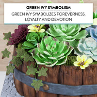 Ivy Leaf  Spray  Cake Decoration by Chef Alan Tetreault, Global Sugar Art, 5 Count