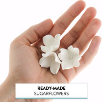 Global Sugar Art Sugar Hydrandea Blossoms Wired by Chef Alan Tetreault