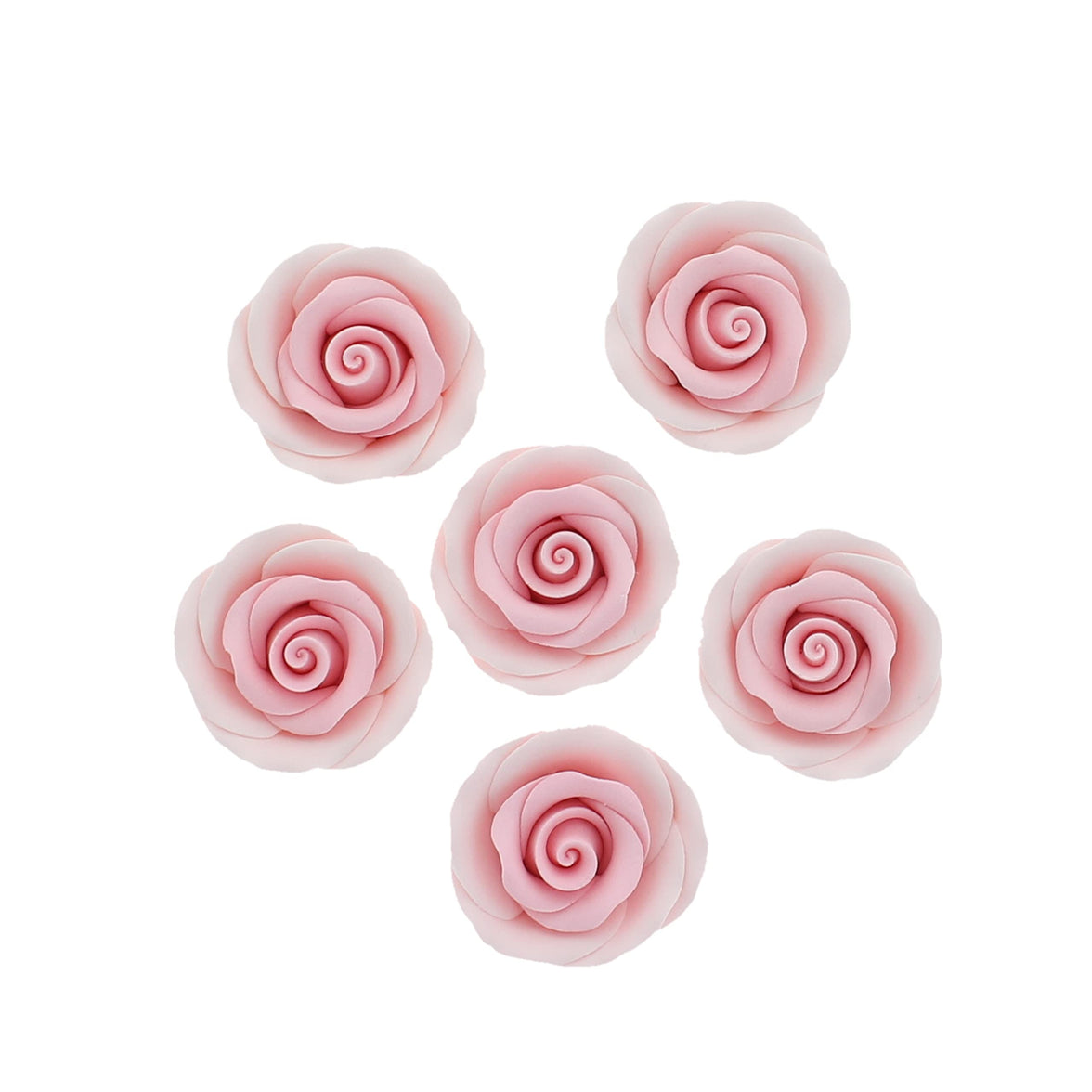 Premium Roses for Decorating Cakes and Cupcakes, by Global Sugar Art, Medium, Lavender Pink Yellow Peach