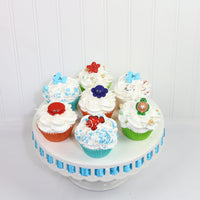 Under the Sea Royal Icing Decorations for Birthday Cakes, Cupcakes and Cookies, by Global Sugar Art