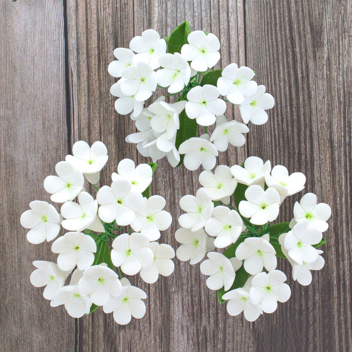 Stephanotis Spray Sugar Cake Flowers, by Global Sugar Art, White