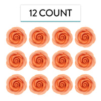 Premium Roses for Decorating Cakes and Cupcakes, by Global Sugar Art, Medium, Lavender Pink Yellow Peach