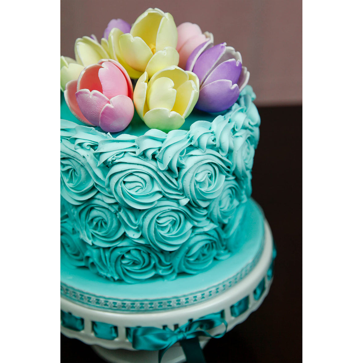 Tulip Sugar Flower Cake Decorations, by Global Sugar Art