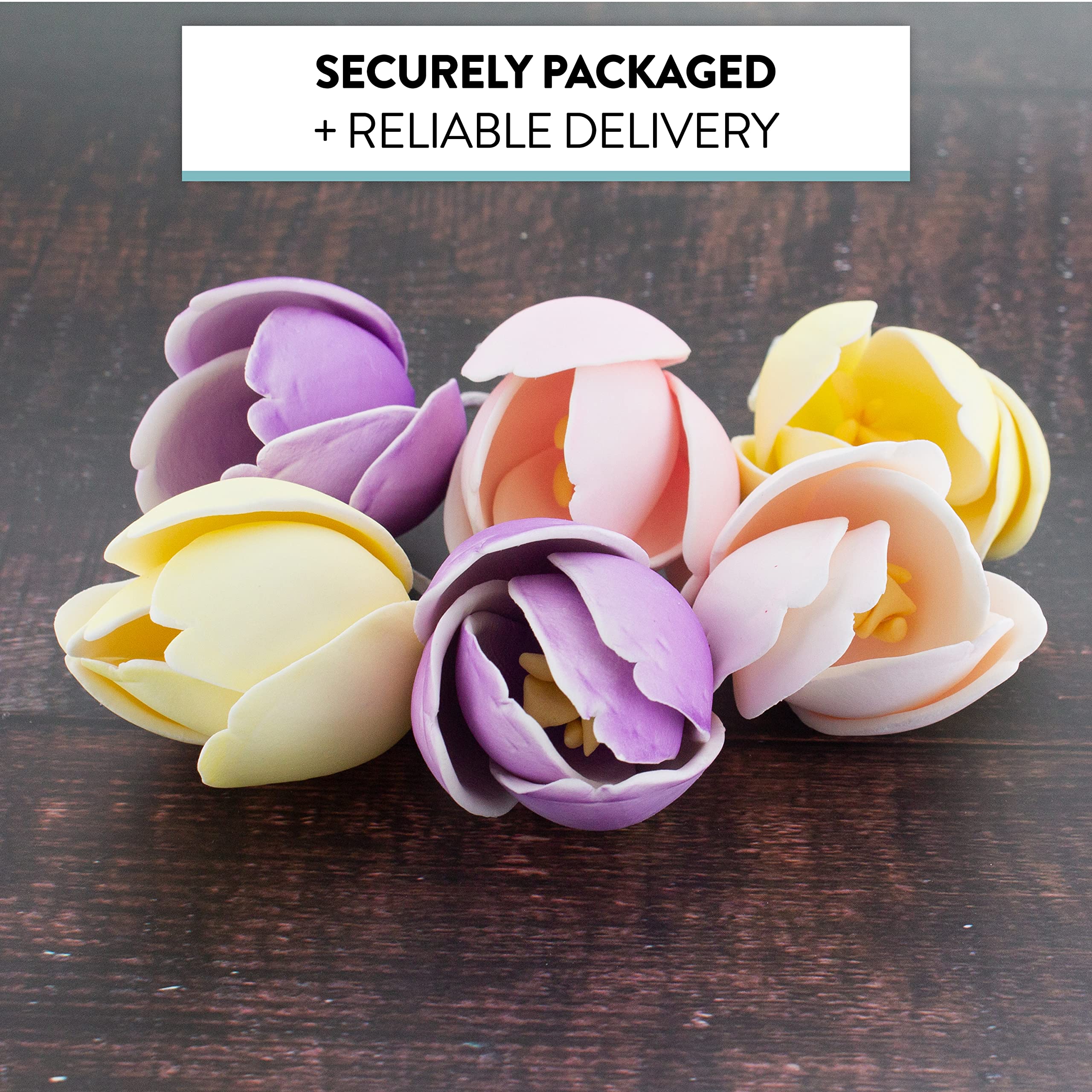 Tulip Sugar Flower Cake Decorations, by Global Sugar Art