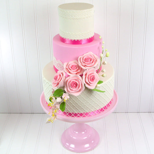 Pink Shrub Rose, Medium, 8 Count