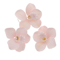 Orchid Sugar Cake Flowers, Cymbidium Orchids, by Global Sugar Art, Large, Pink, 3 Count