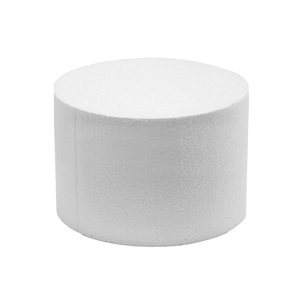 14 Inch Cake Round Cake Dummy – Styrofoam Fake Cake for Decorating, Display & Practice, by Global Sugar Art