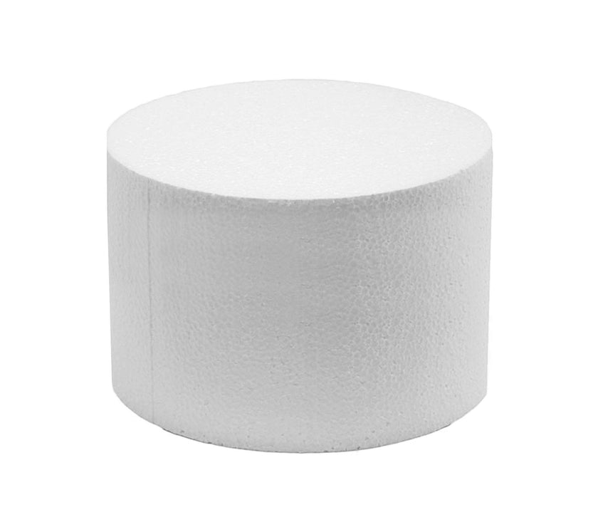 12 Inch Cake Round Cake Dummy – Styrofoam Fake Cake for Decorating, Display & Practice, by Global Sugar Art
