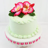 Dutch Iris Sugar Cake Flower, Cake Topper by Global Sugar Art, Pink