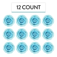 Premium Roses for Decorating Cakes and Cupcakes, by Global Sugar Art, Medium, Lavender Pink Yellow Peach