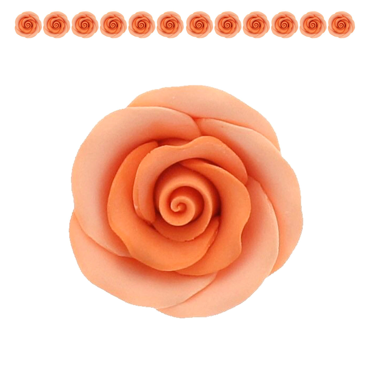 Premium Roses for Decorating Cakes and Cupcakes, by Global Sugar Art, Medium, Lavender Pink Yellow Peach