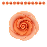 Premium Roses for Decorating Cakes and Cupcakes, by Global Sugar Art, Medium, Lavender Pink Yellow Peach