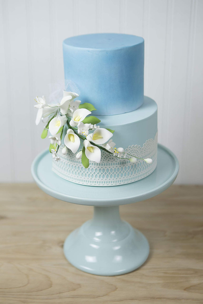 Sugar Lilies, Lily Flower Sprays, Cake Toppers by Global Sugar Art, Calla Lily Cascade Spray