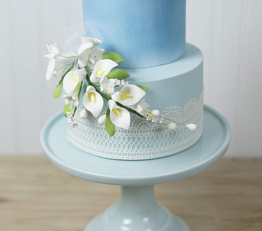 Sugar Lilies, Lily Flower Sprays, Cake Toppers by Global Sugar Art, Calla Lily Cascade Spray