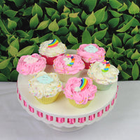Unicorns, Rainbows & Clouds Edible Kosher Royal Icing Decorations for Cakes, Cupcakes and Cookies, by Global Sugar Art