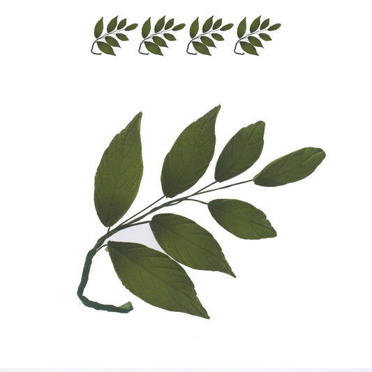 Dark Green Leaf Spray, 4 Count