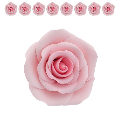 Pink Shrub Rose, Wired, 2.5-inch, 8 Count