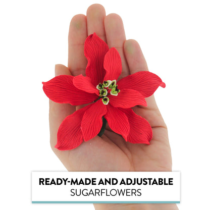 Christmas Poinsettia, Small, 3 Count