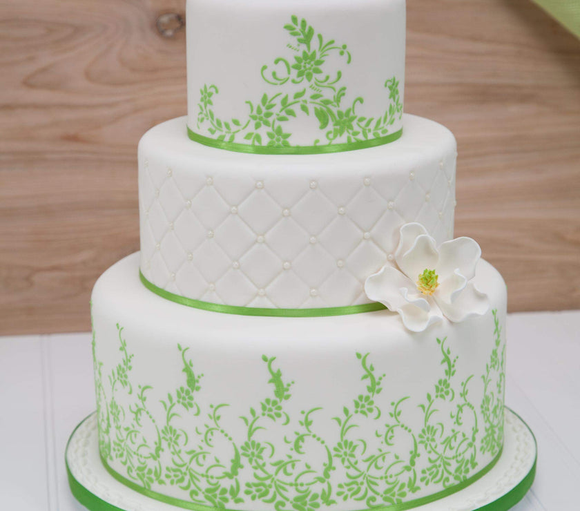 Magnolia Blossom Sugar Cake Flowers by Global Sugar Art, White, Large, 3 Count