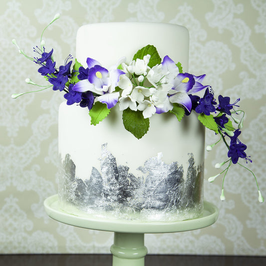 White Hydrangea Blossom Spray, 4 Count