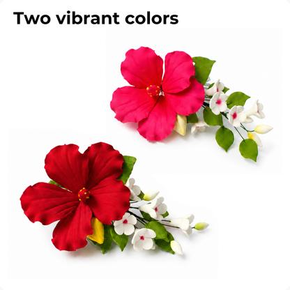 Pink Hawaiian Hibiscus Spray