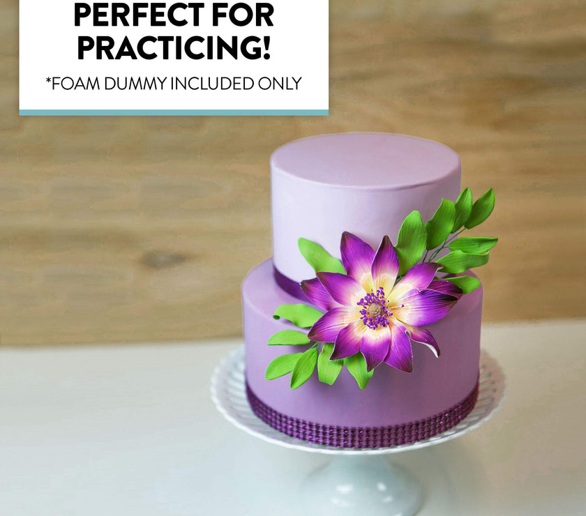 12 Inch Cake Round Cake Dummy – Styrofoam Fake Cake for Decorating, Display & Practice, by Global Sugar Art