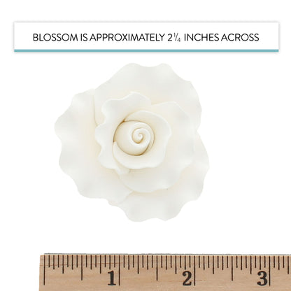 White Aussie Roses, 8 Count