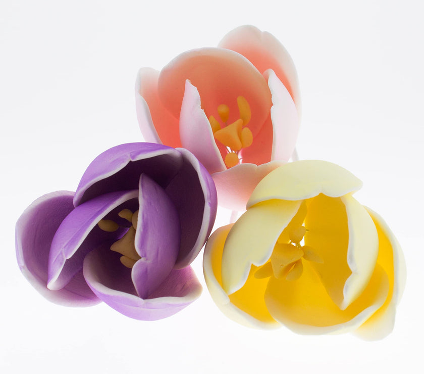 Tulip Sugar Flower Cake Decorations, by Global Sugar Art