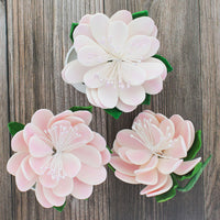 Protea Sugar Cake Flowers by Global Sugar Art, Medium Pink. 3 Count
