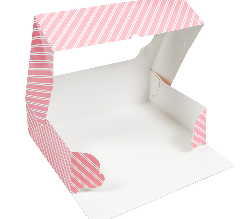 Global Sugar Art Auto-Popup 1/8 Sheet Box with Window, 10 x 7 x 4 Inches